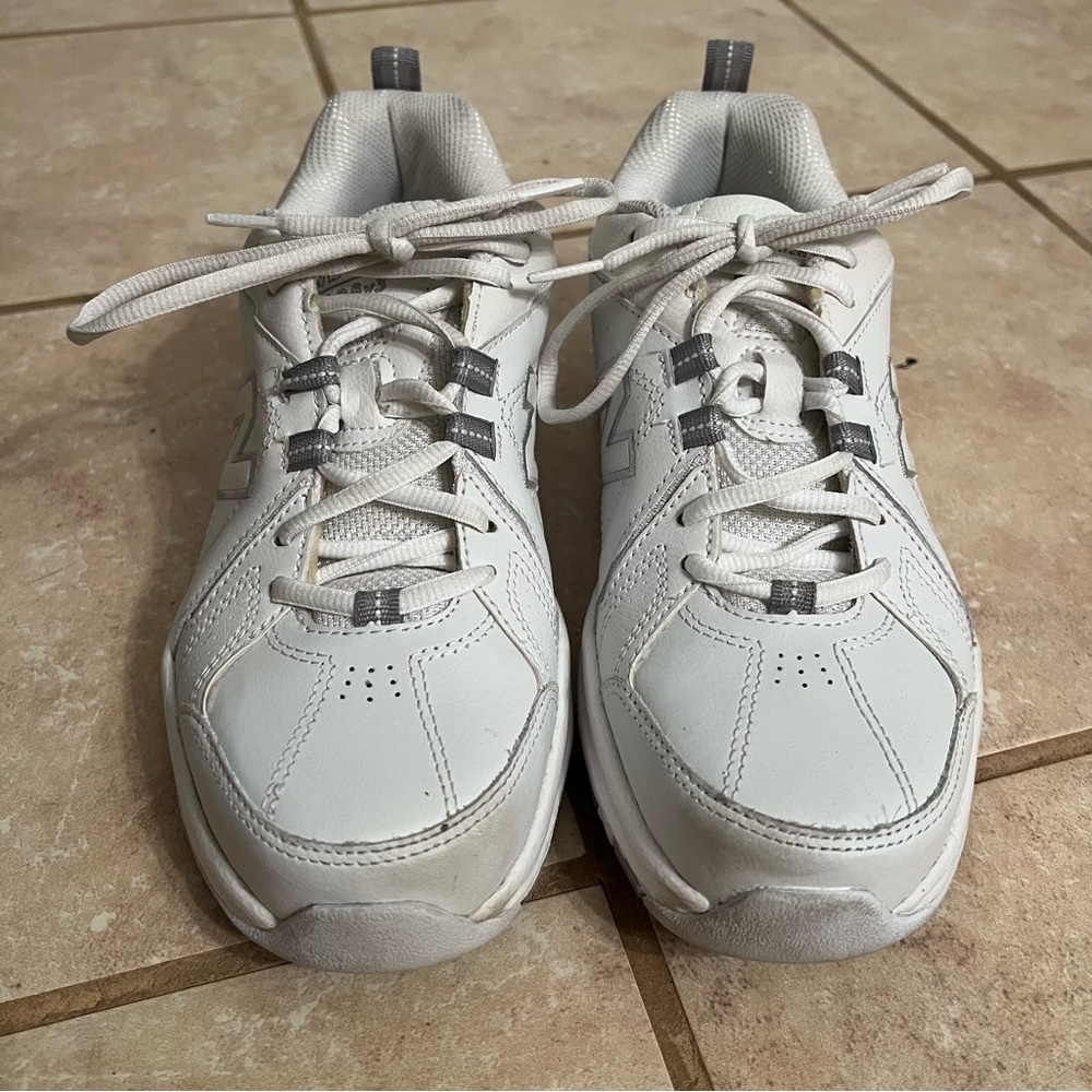 New Balance White/Grey 608 v3 Sneaker 9.5 - Picture 2 of 11